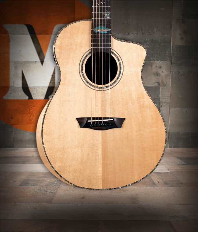 Washburn VITE S9V Bella Tono Studio Cutaway Acoustic Electric Guitar - Gloss Charcoal Burst (BTS9VCECH-D-U) image 1