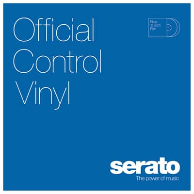 Serato 12" Standard Colours Control Vinyl x2 (Blue) - Accessory for DJ image 2
