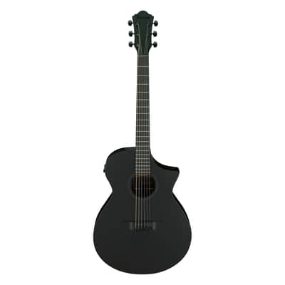 Used Ibanez AEWC621 Acoustic-Electric Guitar - Black Out image 2