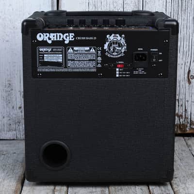 Orange CRUSH BASS 25 BLACK Electric Bass Guitar Amplifier 25 Watt 1x8 Combo Amp image 9