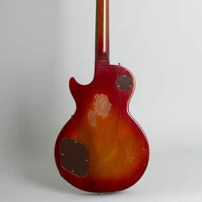Gibson  Les Paul Deluxe Solid Body Electric Guitar,  c. 1973, black tolex hard shell case. image 2