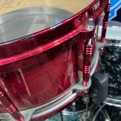 Tommy Lee's Motley Crue "Girls, Girls, Girls" Tour Pearl Free Floating Snare Drum. SIGNED! image 17