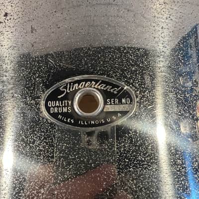 Slingerland 1970s 22 Kick Drum Shell Chrome Over Wood image 3