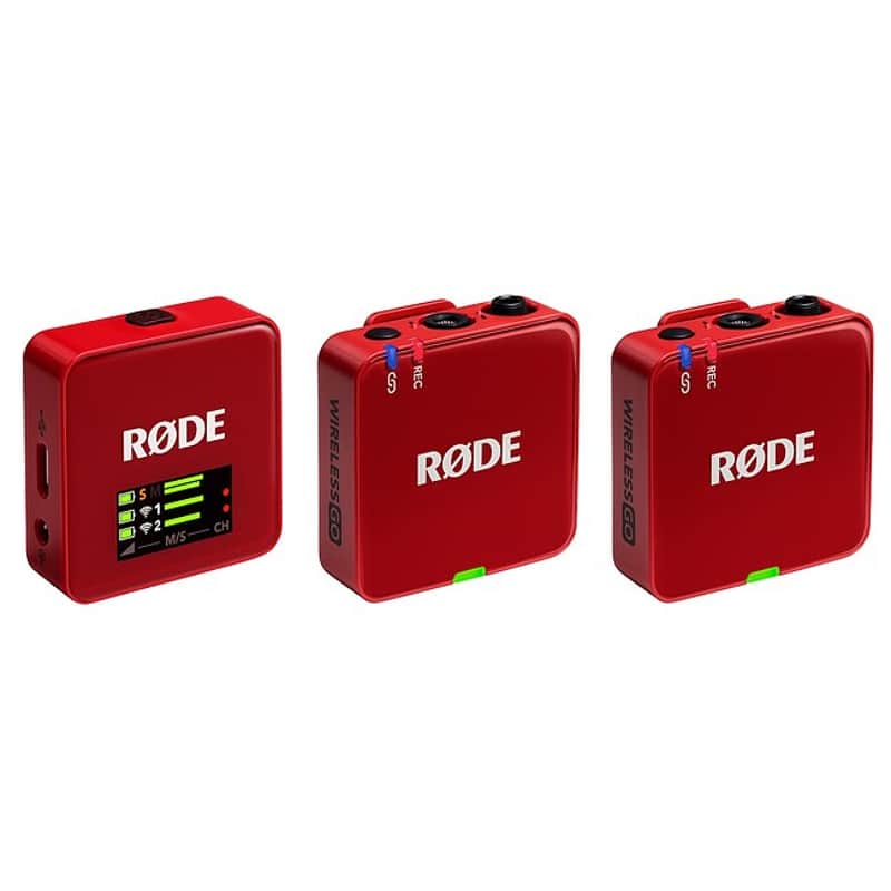 RODE Wireless Go Gen 3 Dual Red Digitales Drahtlos-Mikrofonsystem image 1