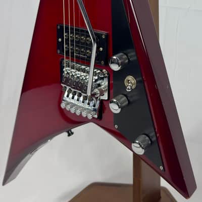 Jackson RR3 Randy Rhoads V Electric Guitar W/ OHSC MIJ Japan 1997 - Trans Red image 5