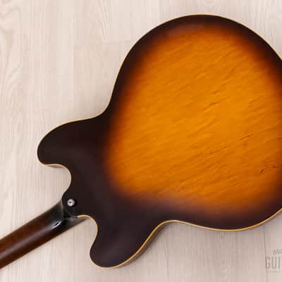 1980 Greco Super Real SA-900 335-Style Vintage Semi-Hollow Guitar Sunburst, Near-Mint w/ Maxon PAFs, Japan image 17