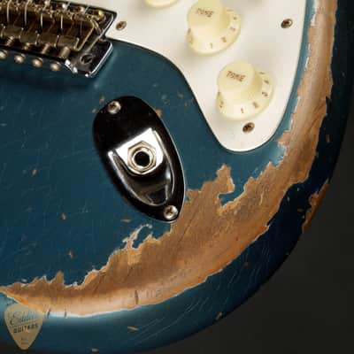 2024 - Fender Custom Shop Limited Edition Red Hot Stratocaster Super Heavy Relic - Super Faded Aged Lake Placid Blue image 20
