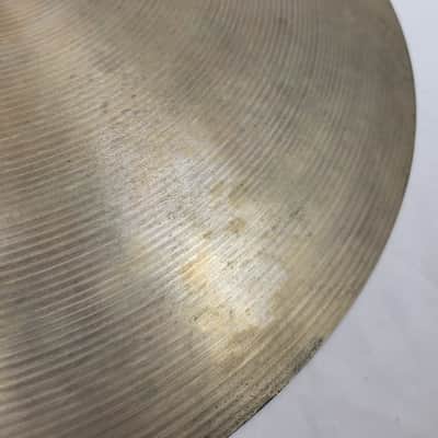 Zildjian 20" A. Zildjian Hollow Logo Flat Top Ride Cymbal 1978 - 1982 (C013-C18) image 4