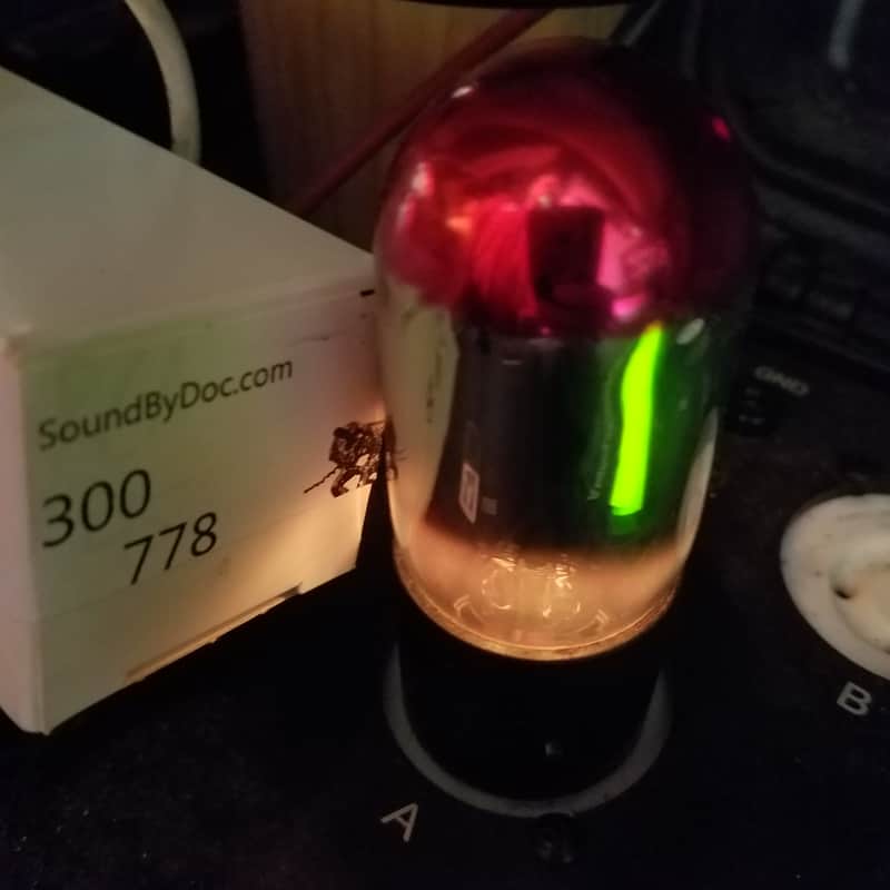 QRS UX-201A 01A Antique AT1000 TESTED Vacuum Tube Engraved Almost-Globe RARE Output Triode CX-301A 1923-1937 image 1