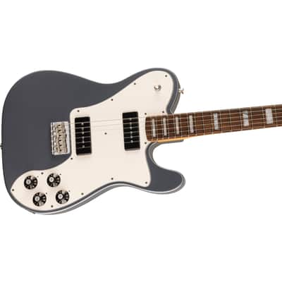 Fender Chris Shiflett Cleaver Telecaster Charcoal Frost Metallic - Electric Guitar image 4