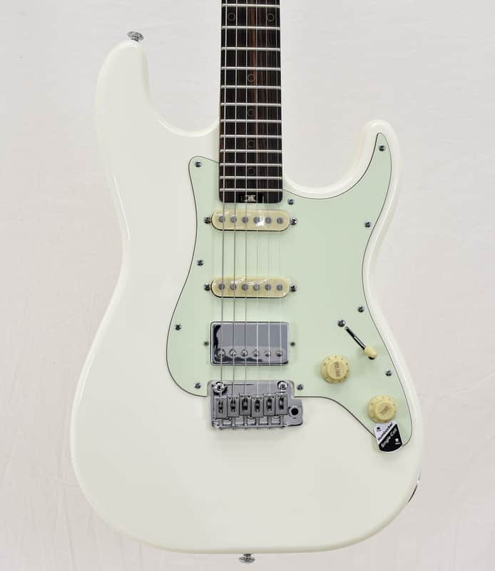 Schecter Diamond Series Nick Johnston Traditional HSS - Atomic Snow White image 1