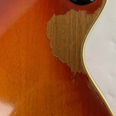 1973 Gibson Les Paul Custom Cherry Sunburst Vintage LP w Original Case Patent Sticker Humbuckers image 23