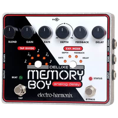Electro-Harmonix EHX Deluxe Memory Boy Analog Delay Effects Pedal with Tap Tempo image 1