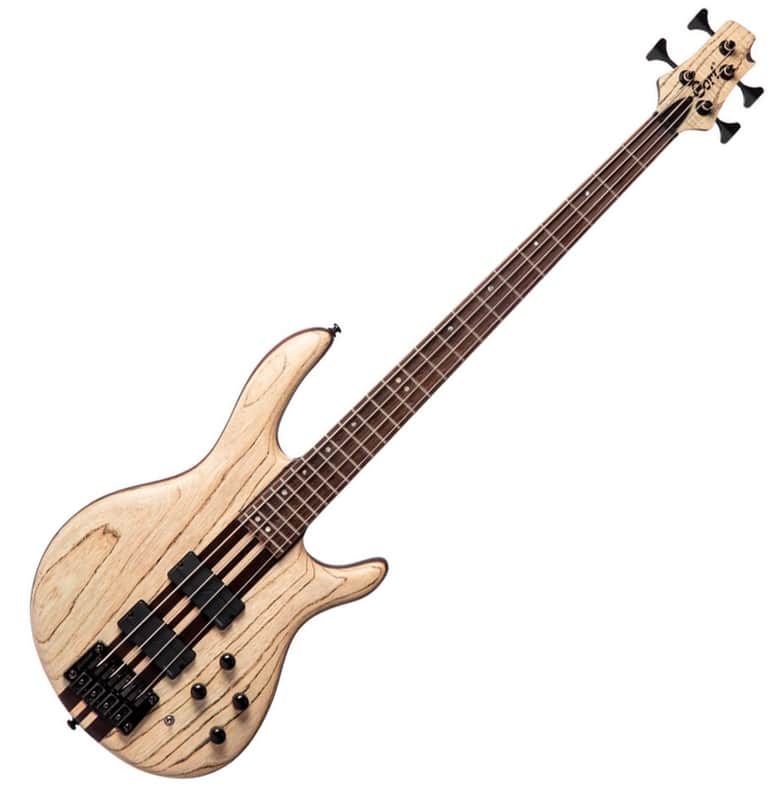 Cort A4 Ultra Ash Natural 4 String Electric Bass Fishman Fluence Hipshot image 1