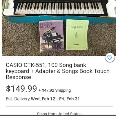 Casio CTK-551 Keyboard image 7