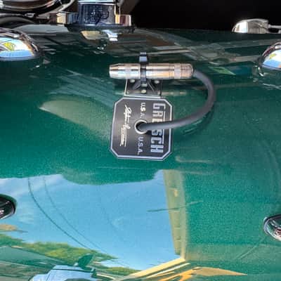 Steve Ferrone's Tom Petty and the Heartbreakers, Gretsch - USA Custom, SF Signature Model “Stage” Set, 24", 22", 16", 14", 12"  - Green image 3