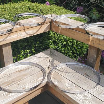Slingerland COS Drum Rims Lot 1970s image 2