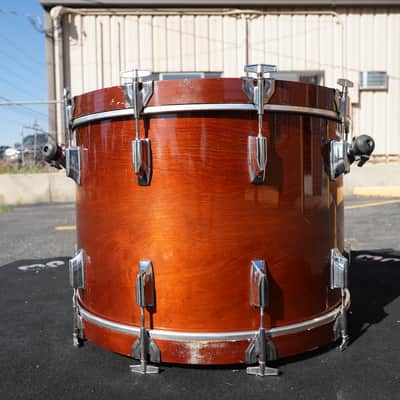 Vintage Tama 24'' Superstar Series Pure Birch Bass Drum 16x24''in Super Mahogany Lqr. (Japan - 1985) image 12