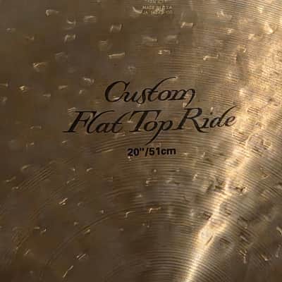 20" Zildjian K Custom Flat Top Ride Cymbal image 2