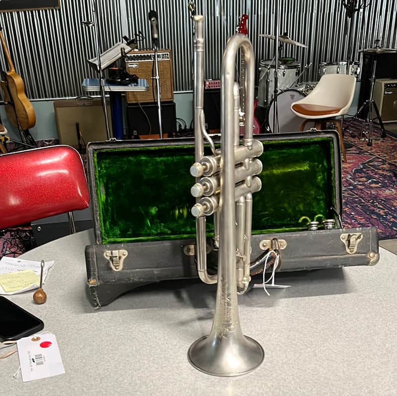 York Bb Trumpet 60 1925 - Silver Plated image 1