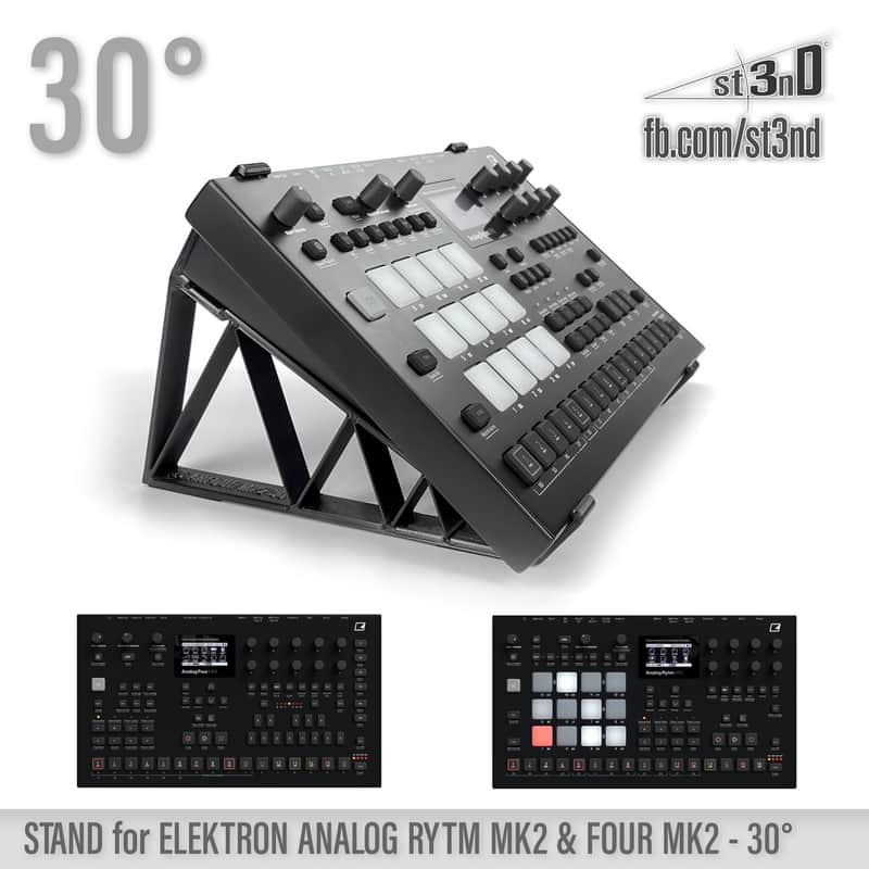 STAND for ELEKTRON ANALOG RYTM MK2 / ANALOG FOUR MK2 - 30° image 1