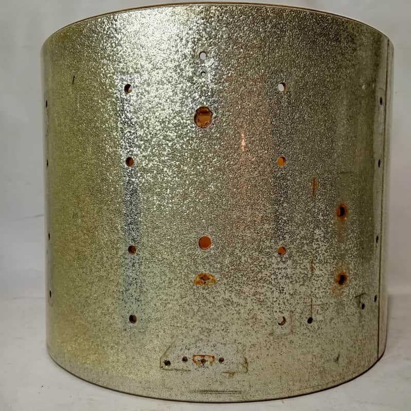 Ludwig 12x15"3Ply Silver Sparkle Marching Snare/Tom Drum Project Shell Vintage60 image 1
