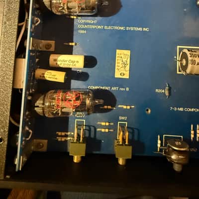 Counterpoint SA-7.1 tube preamplifier 1984 - Black image 6
