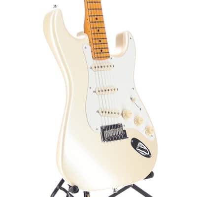 Fender Certified Pre-Owned Lincoln Brewster Stratocaster, Maple Fingerboard, Olympic Pearl (T6) (01256) image 3