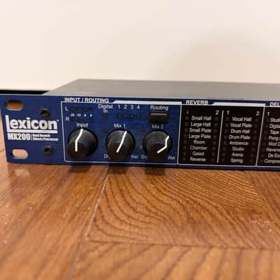Lexicon MX200 Dual Reverb Effects Processor 2010s - Black imagen 3