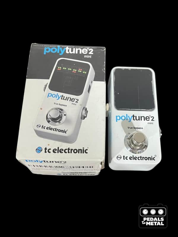 TC Electronic Polytune 2 Mini Poly-Chromatic Tuner Pedal | Reverb