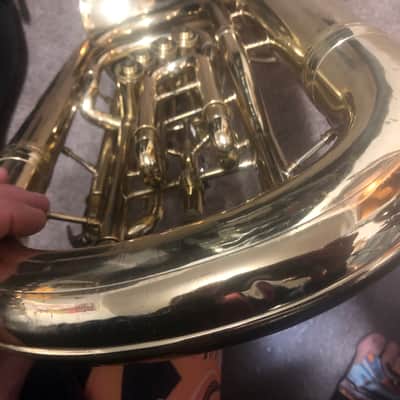 Conn Constellation Four Valve Baritone (euphonium) with Case and Mouthpiece - plays excellently image 20