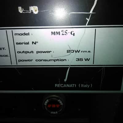 FBT mm25-g Guitar Amp image 4