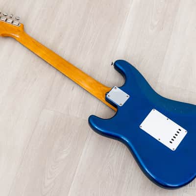 1981 Tokai Springy Sound ST60 Vintage S-Style Guitar Metallic Blue, 100% Original w/ Case, Japan image 13