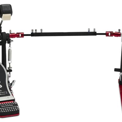 DW 5000 Series Lefty Turbo Double Bass Drum Pedal w/ Bag - DWCP5002TDL3 image 1