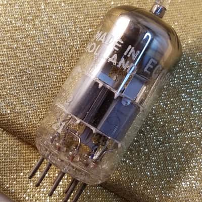 Amperex 6DJ8 AT1000 TESTED Vacuum Tube Heerlen D Getter GA0 GA2 Bugle Boy T2 ECC88 dual triode 1959 image 11