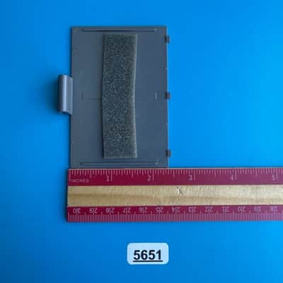 CASIO LK-100 LK-110 Lighting Keyboard OEM Part: Battery Cover Door Gray image 6