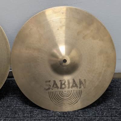 Sabian 14" AA Regular/Light Hi-Hat Cymbals (Pair) 1982 - 1984 - Natural image 7