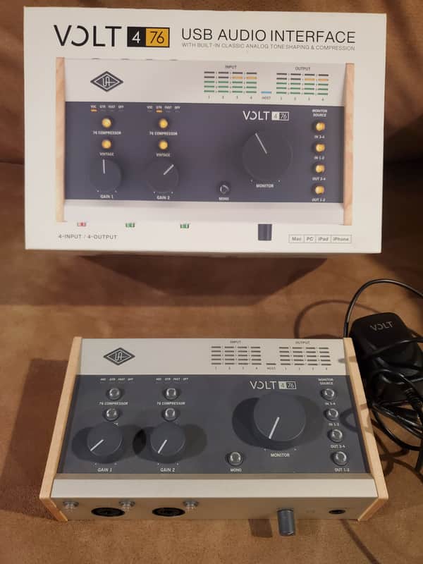 Universal Audio Volt 476 USB-C Audio Interface 2021 - Present - Tan / Gray image 1