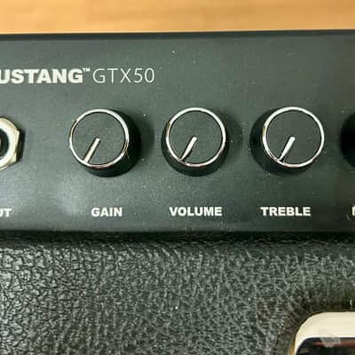 Fender Mustang GTX50 50-Watt 1x12" Digital Modeling Guitar Combo 2020 - Present - Black image 4