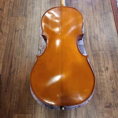 D Z Strad Student Cello Model 101 w/ Bag & Bow (3/4 Size) image 3