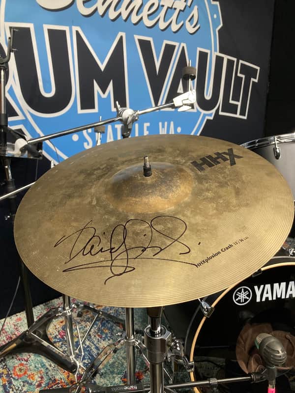 David Garibaldi's Tower of Power, Sabian - 15" HHXplosion Crash Cymbal 784g SIGNED! image 1