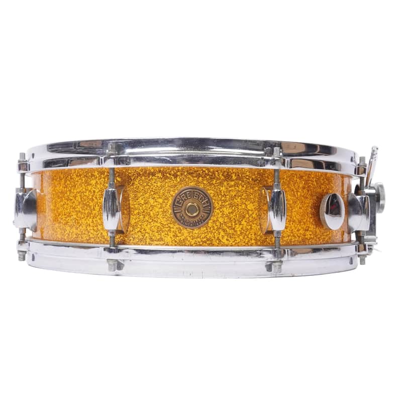 VINTAGE GRETSCH ROUND BADGE 14"x 4" MAPLE GS-14" x 4" image 1