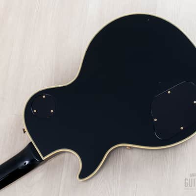 1990 Burny RLC-70 ‘60 Model Vintage Black Beauty Custom w/ VH-1 Pickups, Fernandes Japan image 14