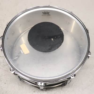 Premier 5.5x14" Ten Lug Chrome Over Steel Snare Drum Vintage 1970's image 9