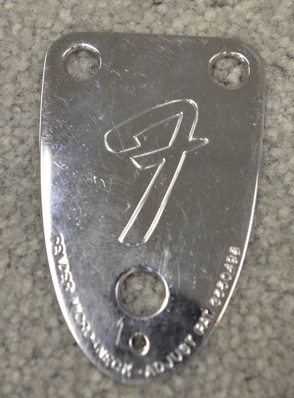 Vintage Original Fender Neck Plate 1970s image 1