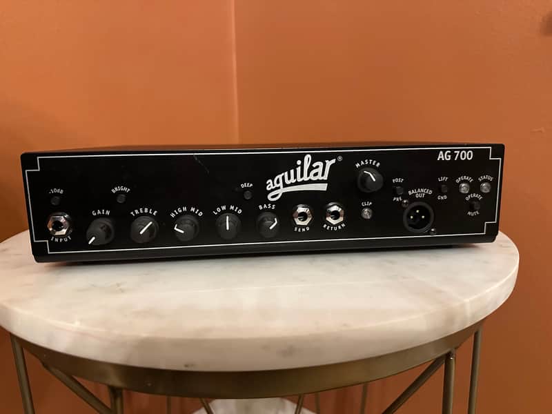 Aguilar AG 700 700-Watt Bass Amp Head 2017 - Present - Black image 1