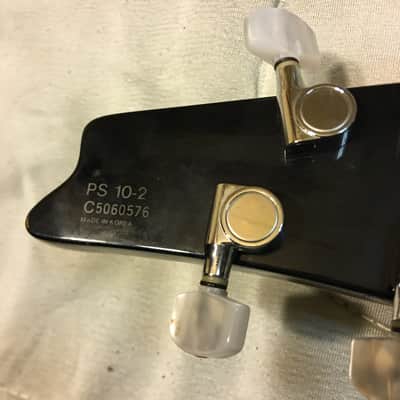 1996 Ibanez PS10-2 Vintage Paul Stanley Signature Iceman Black image 4