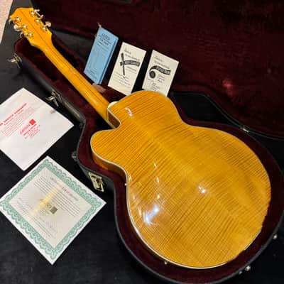 Gretsch G6120AM Nashville 2005 Tiger Maple Amber Stain image 14
