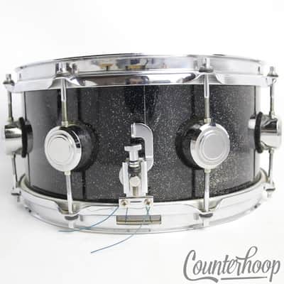 Joe Montineri 12x5.5"Black Galaxy Snare Drum Custom 8ply Maple Shell Turret Lugs image 3