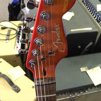 Fender Showmaster 2001 Cherry Sunburst Neck Through Seymour Duncan Pickups image 3